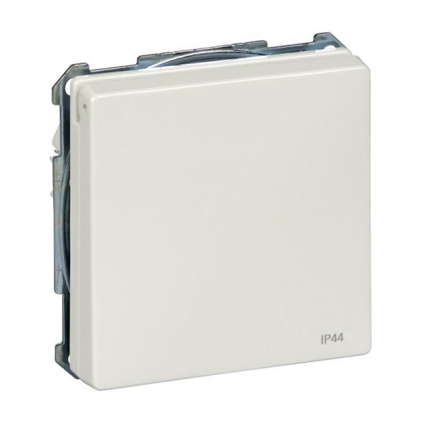  Механизм розетки СП Merten с защ. крышкой с заземл. IP44 бел. SchE MTN2314-4019 