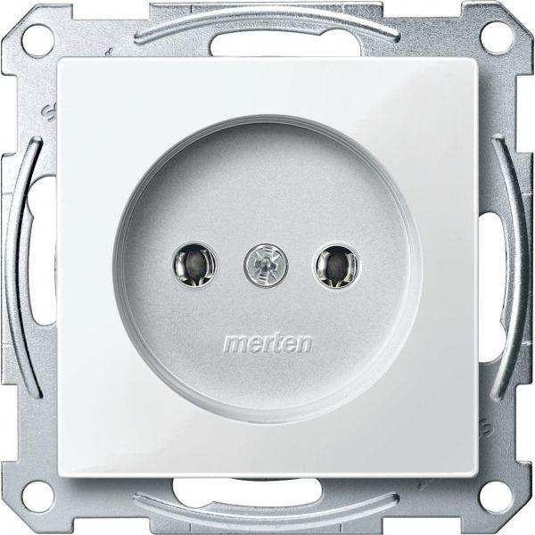  Механизм розетки 1-м СП Merten 16А IP20 без заземл. бел. SchE MTN2001-0319 