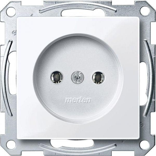  Механизм розетки 1-м СП Merten 16А IP20 без заземл. активно бел. SchE MTN2001-0325 