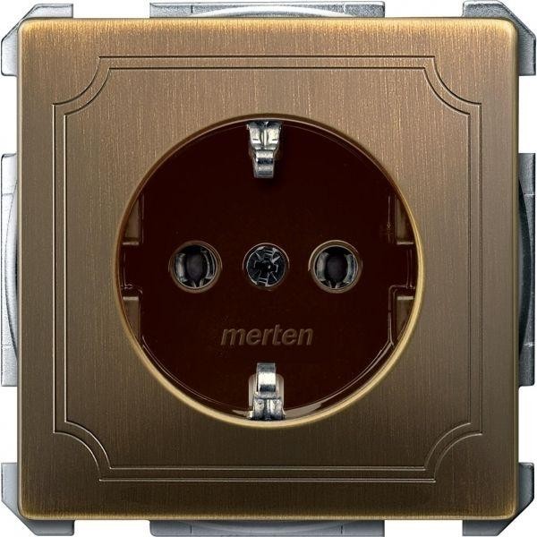  Механизм розетки СП Merten без защ. шторок с заземл. SchE MTN2401-4143 