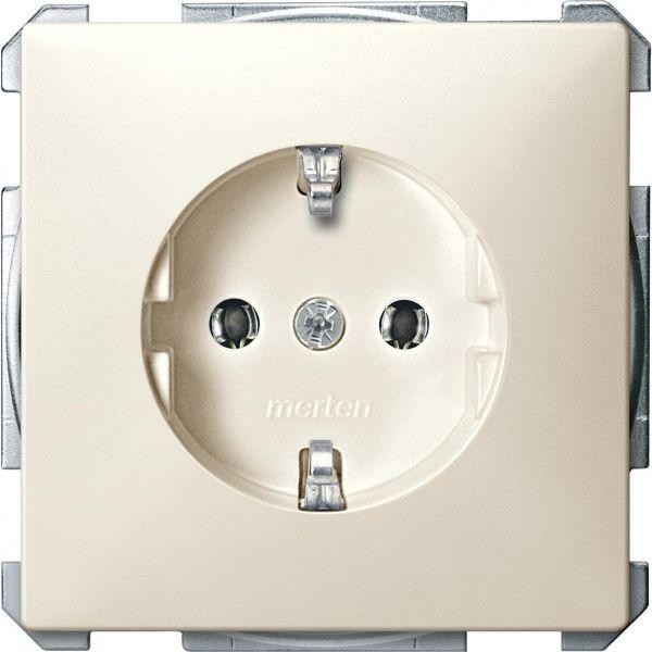  Розетка СП Merten Schuko беж. SchE MTN2401-4044 