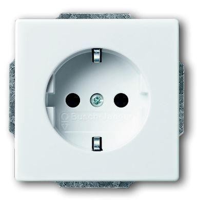  Розетка Schuko Solo/Future 16А 250В davos/альп. бел. ABB 2CKA002011A6207 