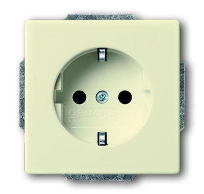  Розетка Schuko Future/solo 16А 250В с LED подсвет. сл. кость ABB 2CKA002013A5292 