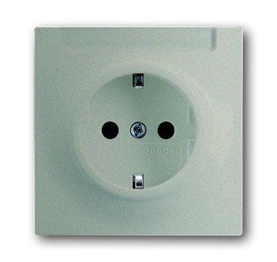  Розетка Schuko Impuls 16А 250В с полем для надписи шампань-металлик ABB 2CKA002011A2787 