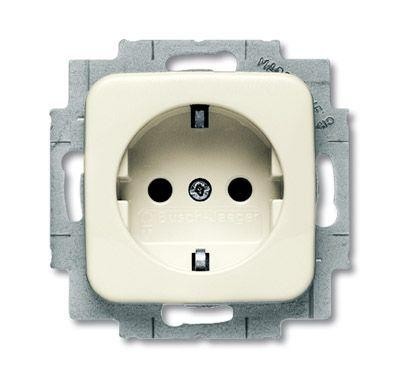  Розетка Schuko Busch-Duro 2000 SI 16А 250В защ. шторки сл. кость ABB 2CKA002013A4938 