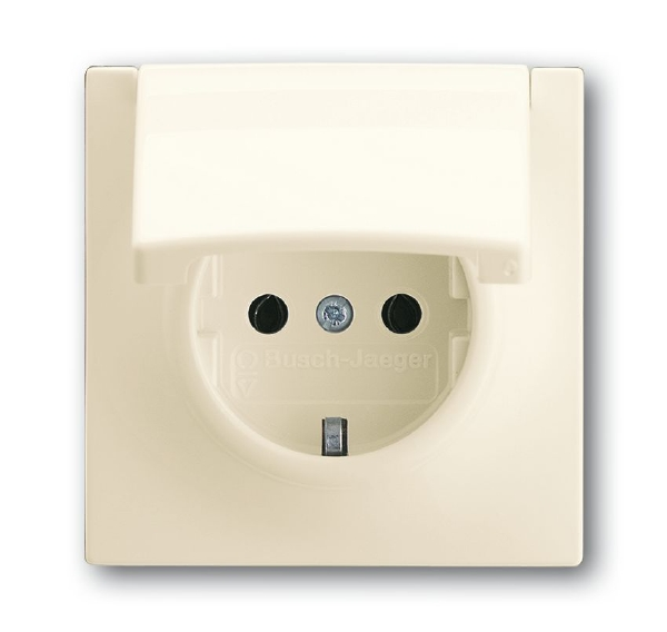  Розетка Schuko Impuls 16А 250В с защ. крышкой сл. кость ABB 2CKA002018A1488 