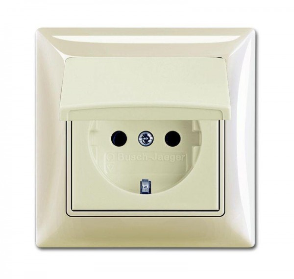  Розетка Schuko Basic 55 16А 250В в сборе IP44 сл. кость ABB 2CKA002018A1504 