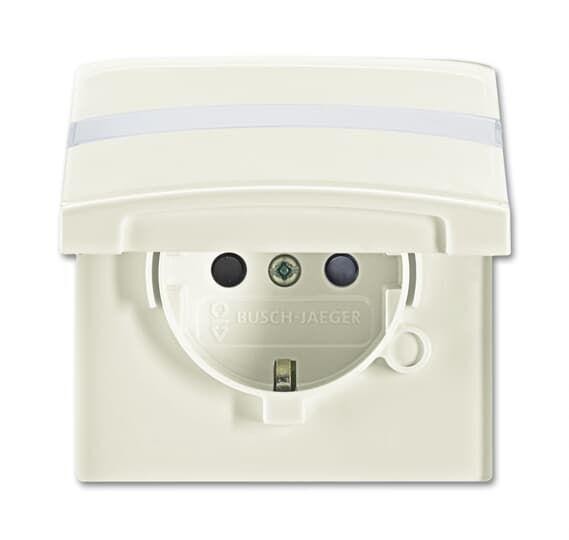  Розетка Schuko Allwetter44 16А 250В 20 EUGKBN-32-101 с защ. крышкой защ. шторки поле для надписи (уплот. кольцо в комплекте) IP44 сл. кость ABB 2CKA002064A0299 