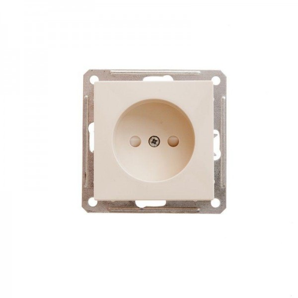  Механизм розетки 1-м СП W59 16А IP20 защ. шторки без заземл. сл. кость SchE RS16-151-2-86 