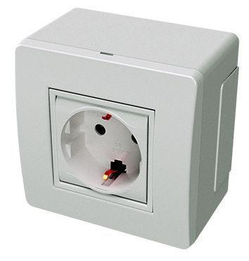  Коробка PDD-N60 с роз. BRAVA 2м с заземл. кор. DKC 10482B 