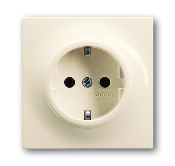  Розетка Impuls 2P+E защ. шторки сл. кость ABB 2CKA002013A5274 