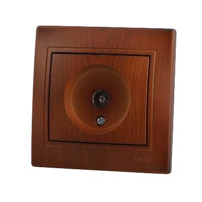  Розетка TV СП Мира оконечная сосна LEZARD 701-0801-130 