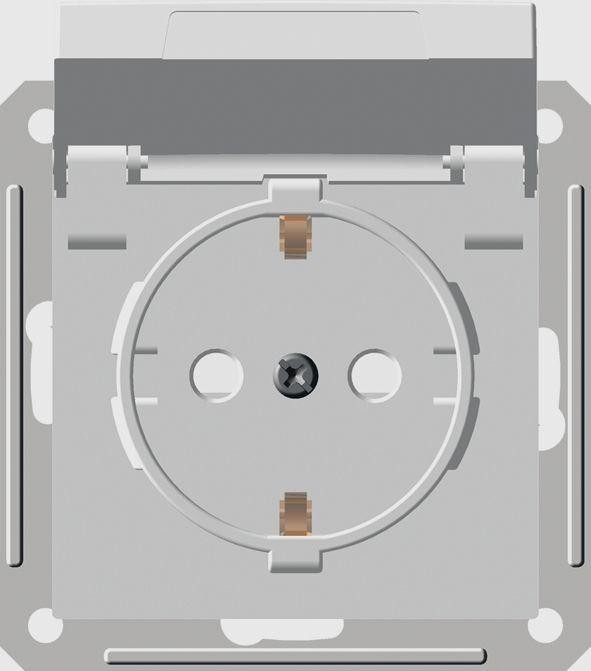  Механизм розетки 1-м СП W59 AQUA 16А IP44 защ. шторки с заземл. бел. SchE RS16-152B-1-86 