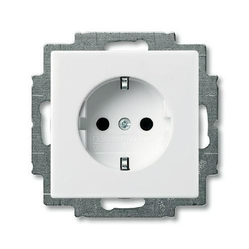  Механизм розетки 1-м Basic альп. бел. ABB 2CKA002011A3855 