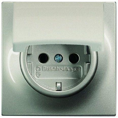  Розетка Impuls 2P+E с защ. крышкой шампань ABB 2CKA002018A1016 