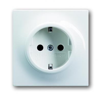  Розетка Impuls 2P+E защ. шторки бел. ABB 2CKA002013A4953 
