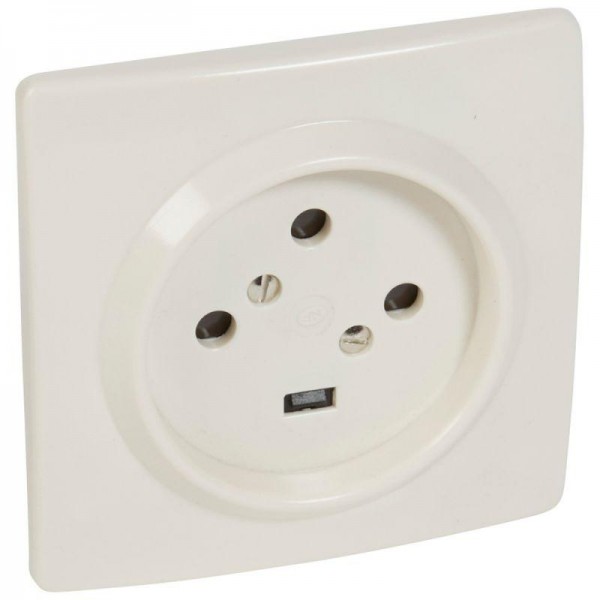  Розетка силовая 20А 380Вт 3P+E IP44 сл. кость Leg 055455 