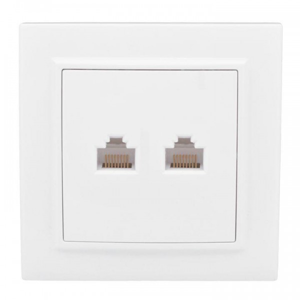  Розетка RJ-45 2-м СП Минск бел. EKF ERK02-035-10 