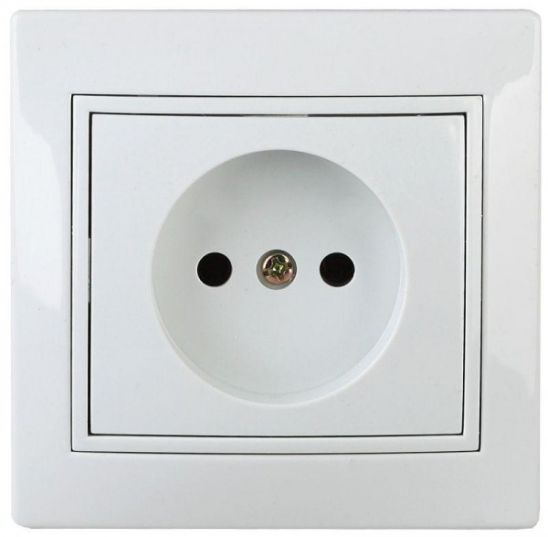  Розетка СП Plano 2P 1Э-201-01 16А-250В бел. Intro Б0042440 