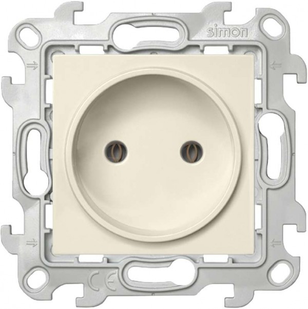  Механизм розетки 2К без защ. шторок Simon24 сл. кость 2450442-031 