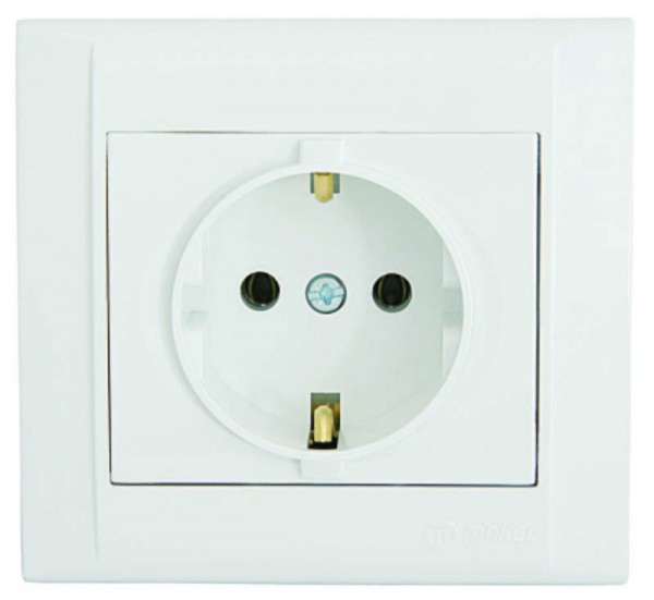  Розетка СП Defne 16А IP20 бел. Makel 42001028 