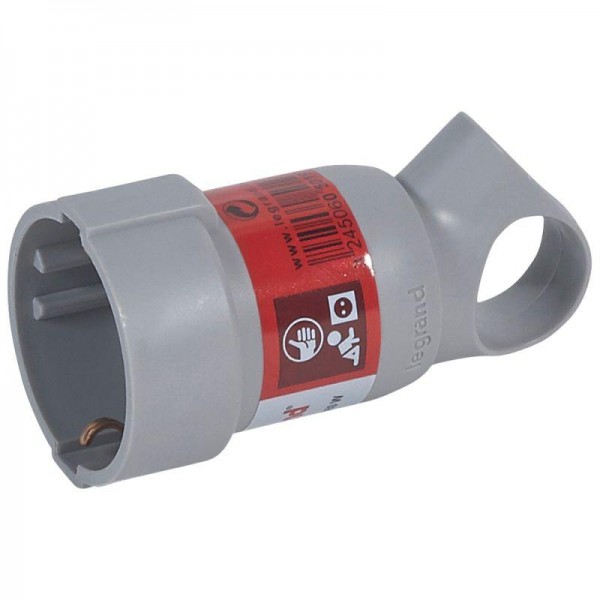  Розетка штепсельная Helium 2К+3 сер. Leg 050193 