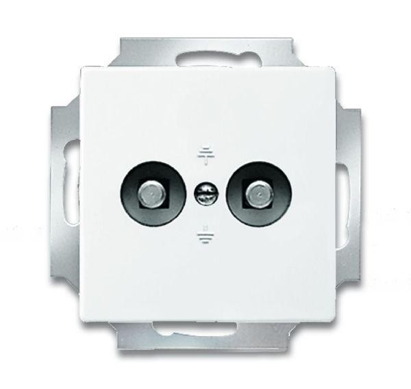  Розетка Solo/Future 2мод. для выравнивания потенциалов альп. бел. ABB 2CKA002495A0086 