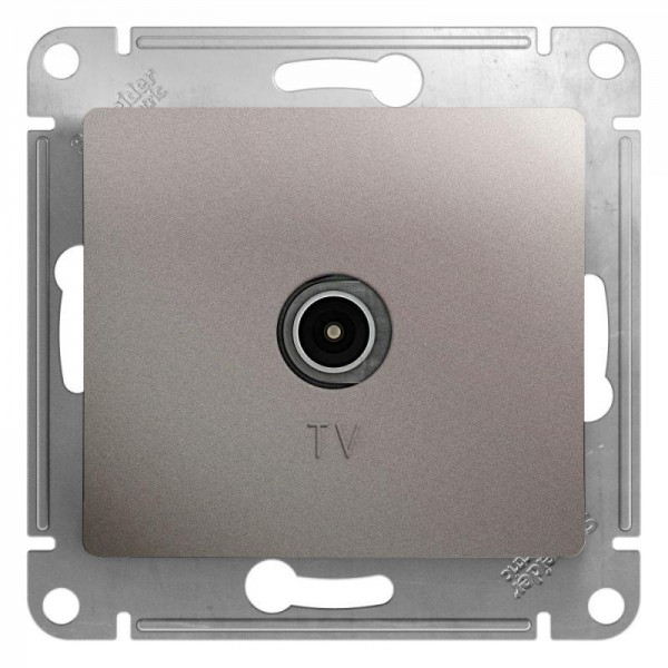  Механизм коннектора TV антенны Glossa платина SchE GSL001293 