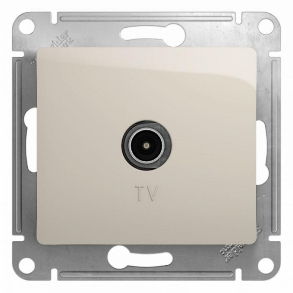  Механизм розетки USB GLOSSA A+С 5В/2.4А 2х5В/1.2А молоч. SchE GSL000939 