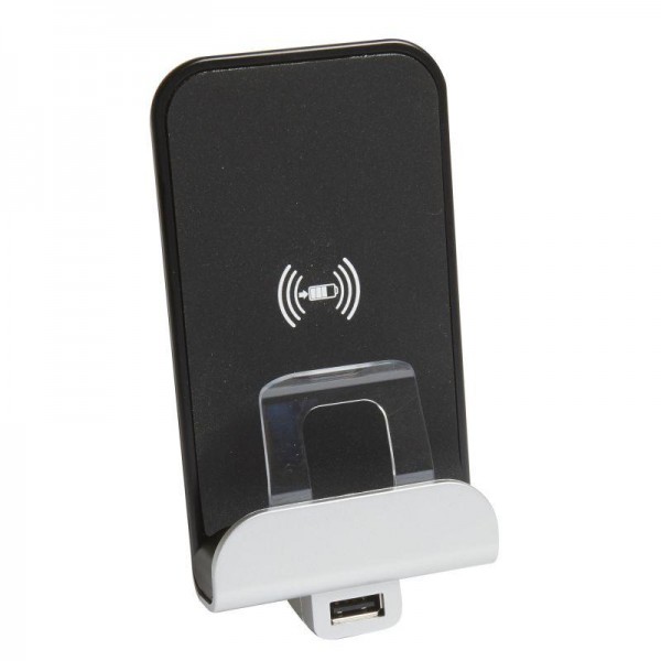  Устройство зарядное беспроводное Livinglight Qi 1А с дополнит. разъемом USB A 5В 2.4А Leg BTC LN4285CW2 