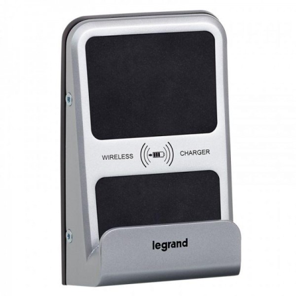  Устройство зарядное беспроводное Mosaic Qi 1А IP66 IK08 алюм. Leg 077599 