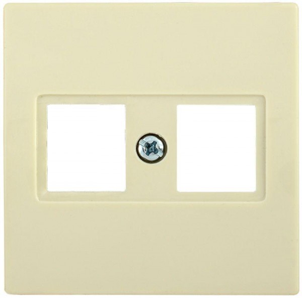  Накладка 2-м комп. BOLERO НК45-2-БК RJ45 Cat5e крем. ИЭК ENB12-R-K33 