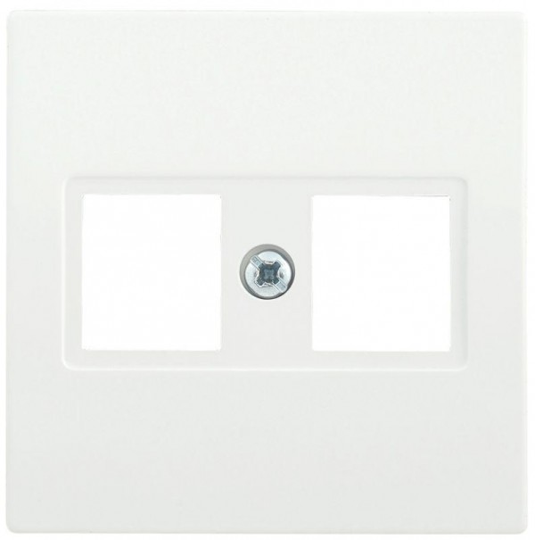  Накладка 2-м комп. BOLERO НК45-2-ББ RJ45 Cat5e бел. ИЭК ENB12-R-K01 