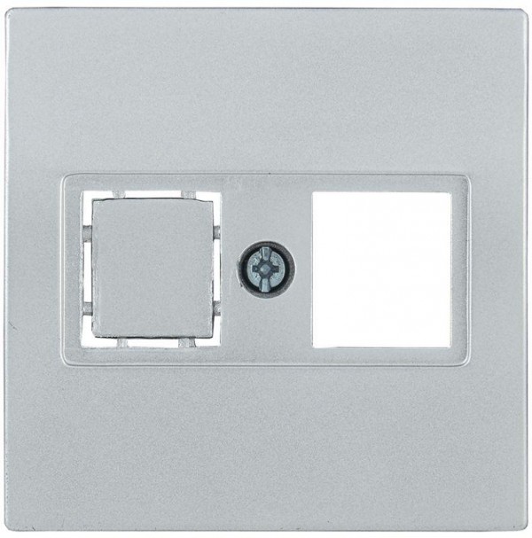  Накладка комп. BOLERO НК45-1-БС RJ45 Cat5e/6 серебр. ИЭК ENB10-K-K23 