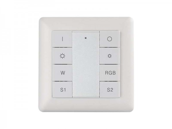  Панель кнопочная 8-х кл. DA-SW05 (1 группа RGBW 2 сцены) AWADA DA-SW05 