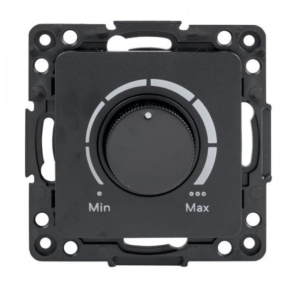  Механизм светорегулятора Стокгольм 600Вт 220В черн. PROxima EKF EZD06-101-10 