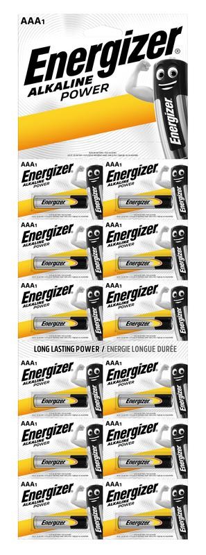  Элемент питания алкалиновый ENR POWER ALK AAA BP12 Energizer E302283400 