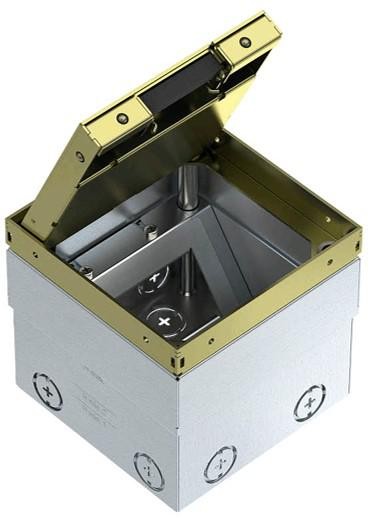 Лючок пустой UDHome2 (без выемки под н/п) латунь 140х140х110мм OBO 7368348 