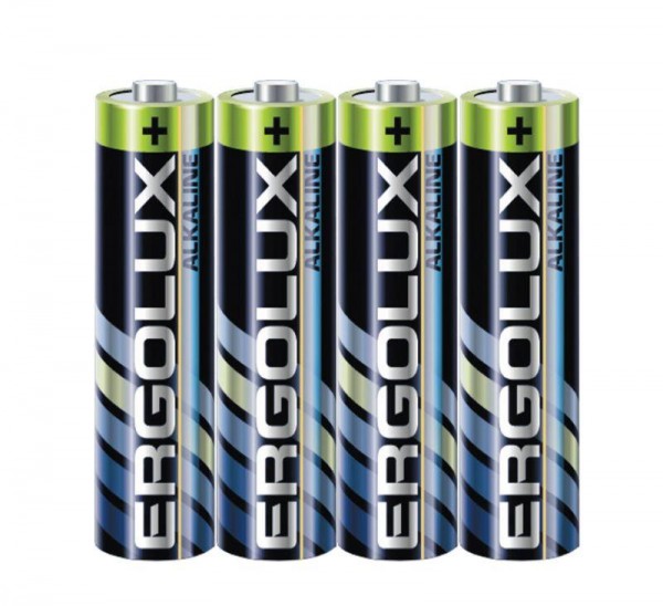  Элемент питания LR03 Alkaline SR4 (LR03 SR4 1.5В) (блист.4шт) Ergolux 14281 