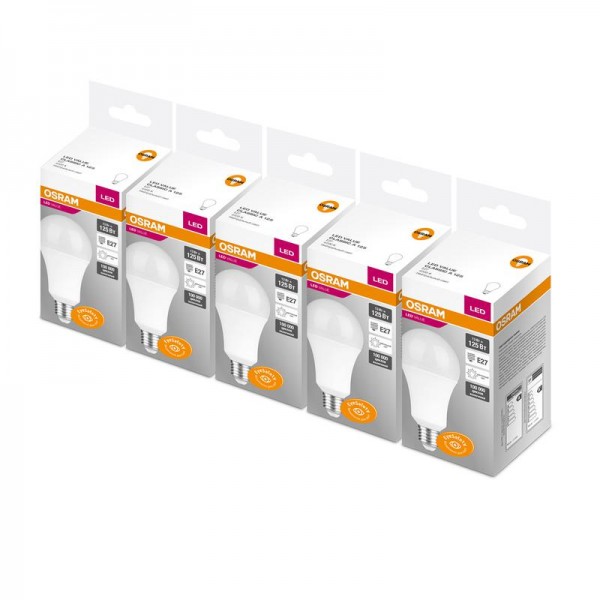  Лампа светодиодная VALUE CLA125 13W/840 230В FR E27 (уп.5шт) OSRAM 4058075569065 