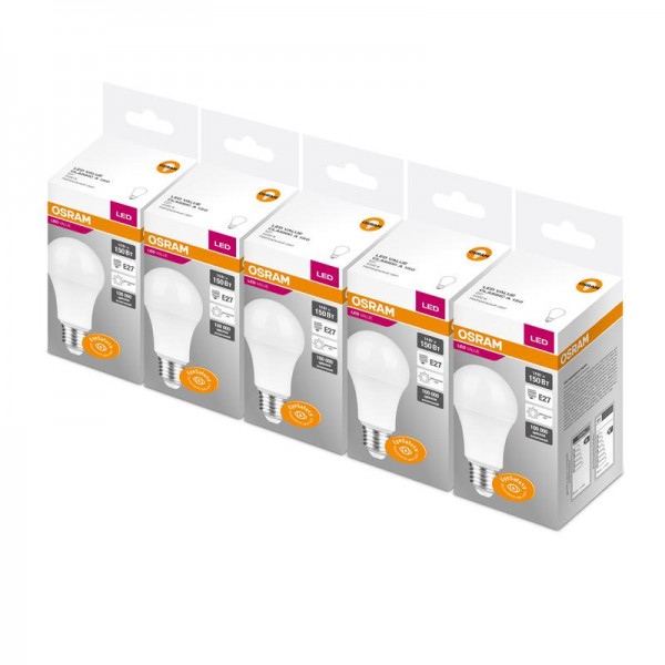  Лампа светодиодная VALUE CLA150 14W/840 230В FR E27 (уп.5шт) OSRAM 4058075569034 