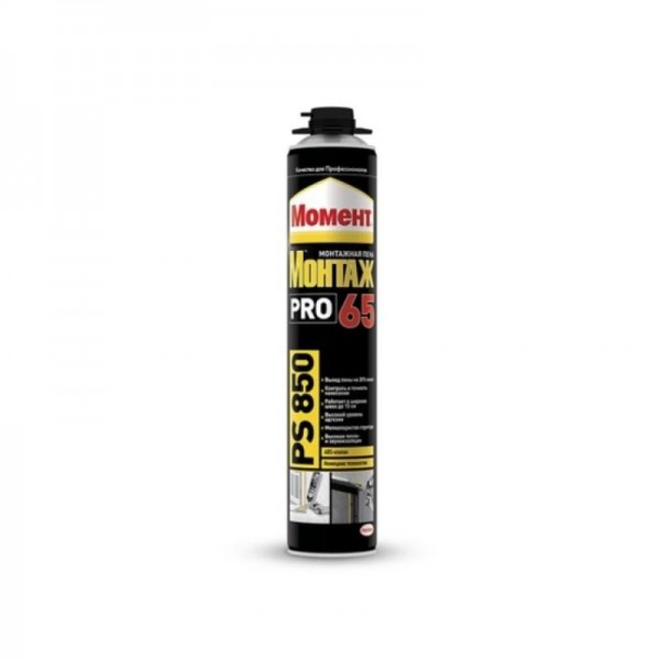  Пена монтажная "Монтаж PRO 65 PS850" 850мл Момент Б0041871 
