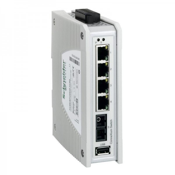  Коммутатор ConneXium неупр. 4TX/1FX-SM SchE TCSESPU053F1CS0 